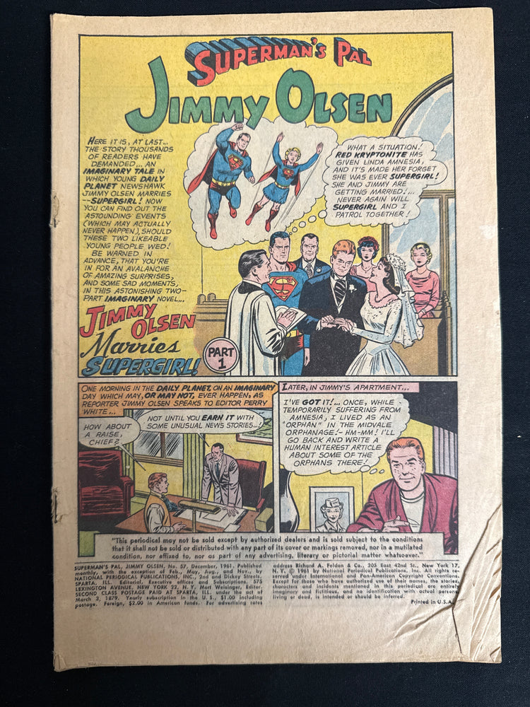 Coverless: Superman's Pal, Jimmy Olsen # 57