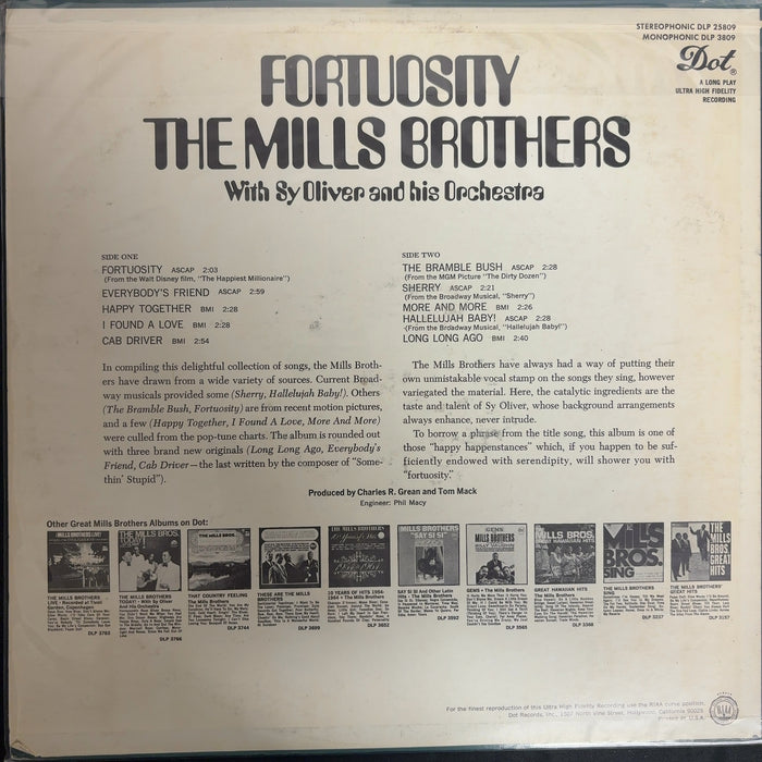 The Mills Brothers Fortuosity
