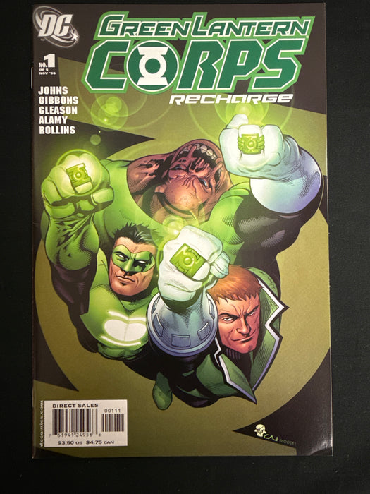 Green Lantern Corps: Recharge #  1 VF+ (8.5)