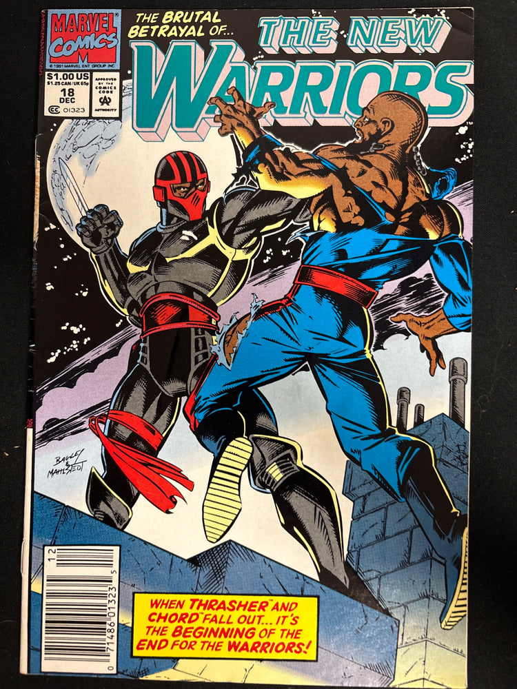 New Warriors # 18  VF (8.0)