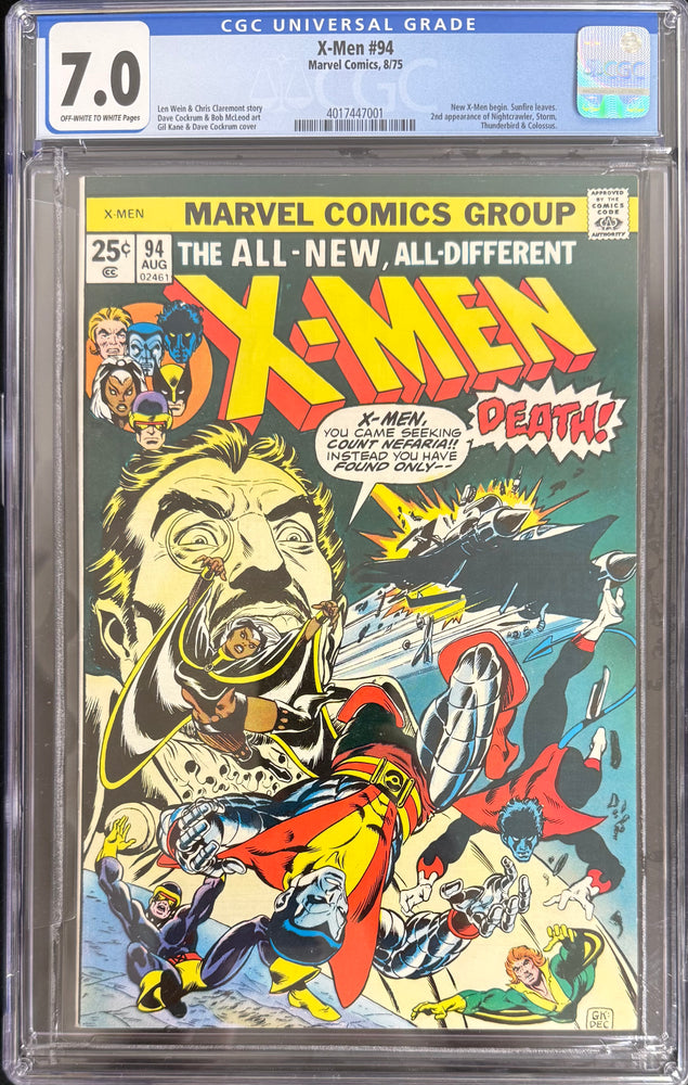 X-Men # 94  CGC 7.0