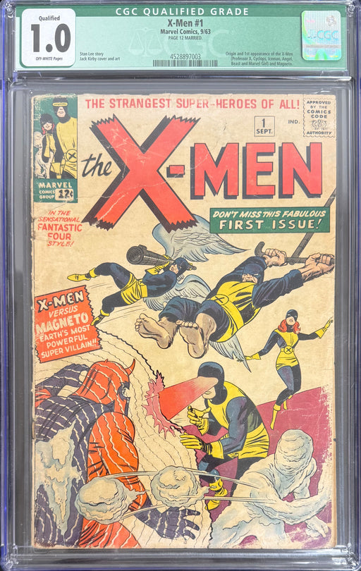 X-Men #  1  CGC 1.0 Q