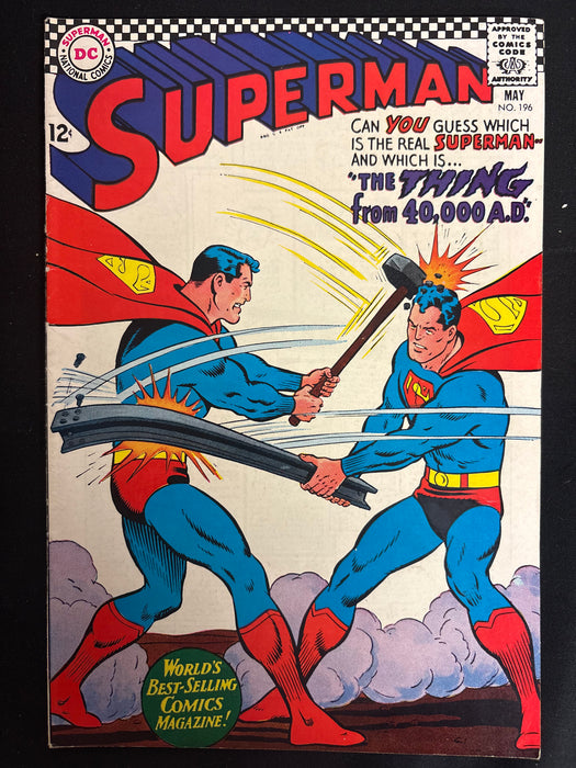 Superman #196   VF+ (8.5)