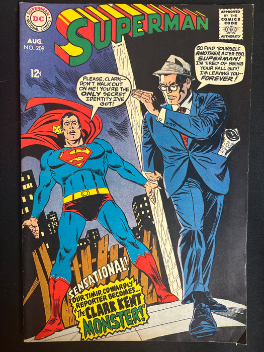 Superman #209   FN/VF (7.0)