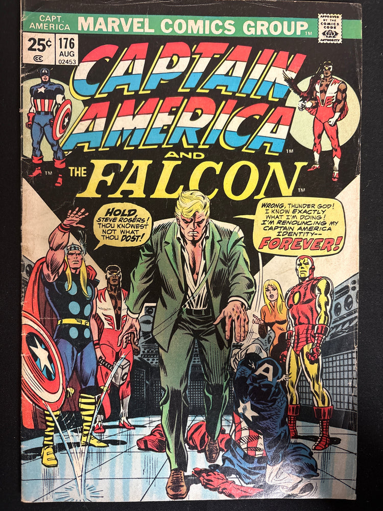Captain America #176   VG- (3.5) Missing Value Stamp