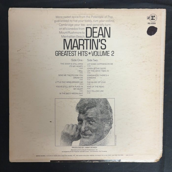 Dean Martin Dean Martin's Greatest Hits! Volume 2