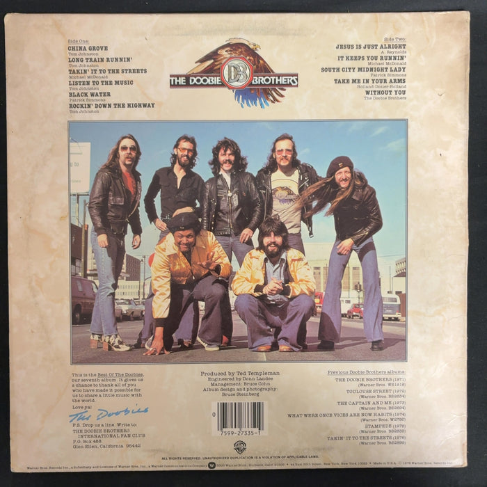 The Doobie Brothers Best Of The Doobies