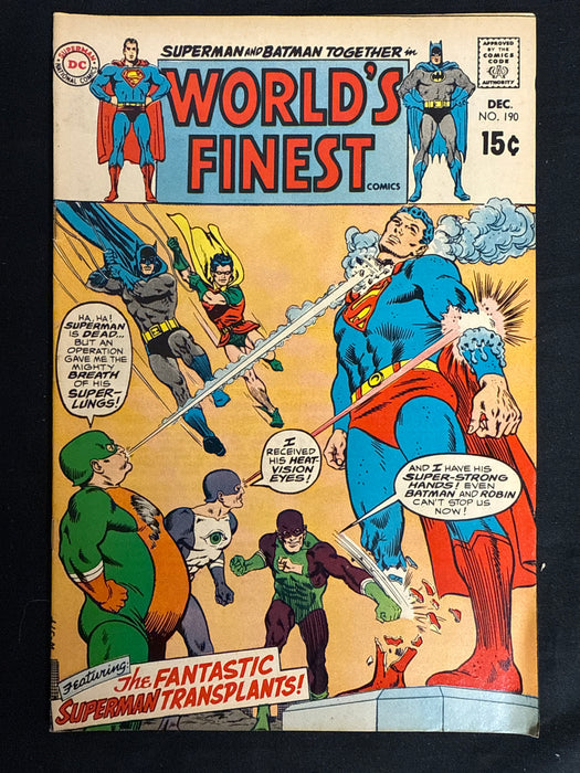 World's Finest Comics #190   FN (6.0)