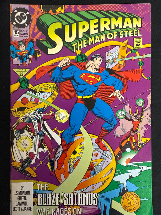 Superman: The Man of Steel # 15 NM- (9.2)
