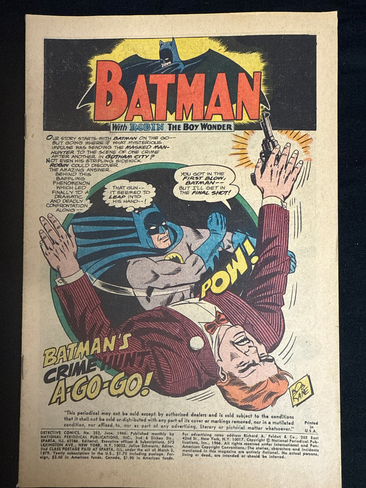 Coverless: Detective Comics #352