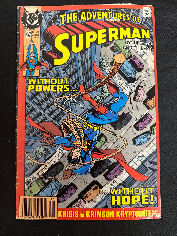Adventures of Superman #472  Newsstand GD+ (2.5)