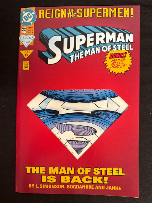 Superman: The Man of Steel # 22 NM (9.4)