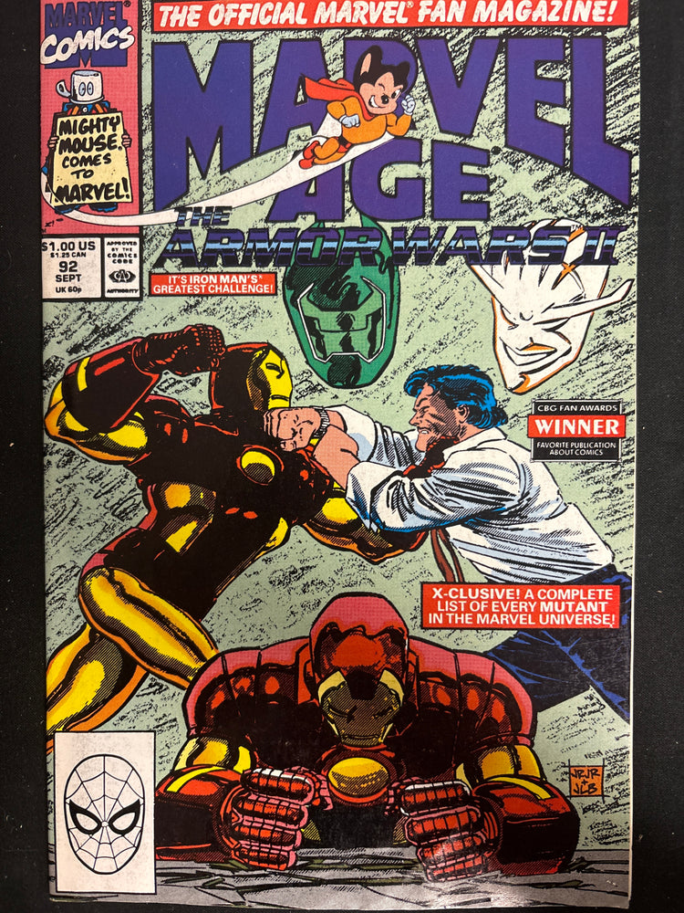 Marvel Age # 92 VF+ (8.5)