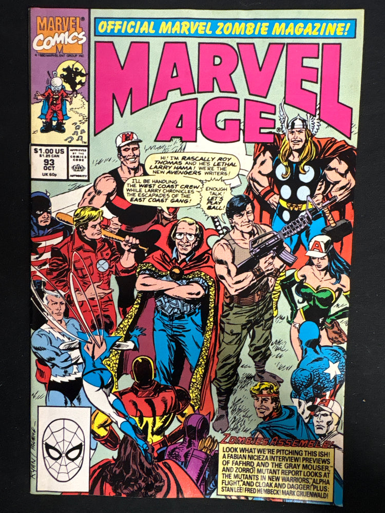 Marvel Age # 93  NM- (9.2)