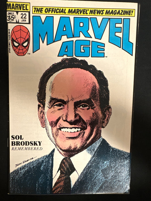 Marvel Age # 22  NM- (9.2)