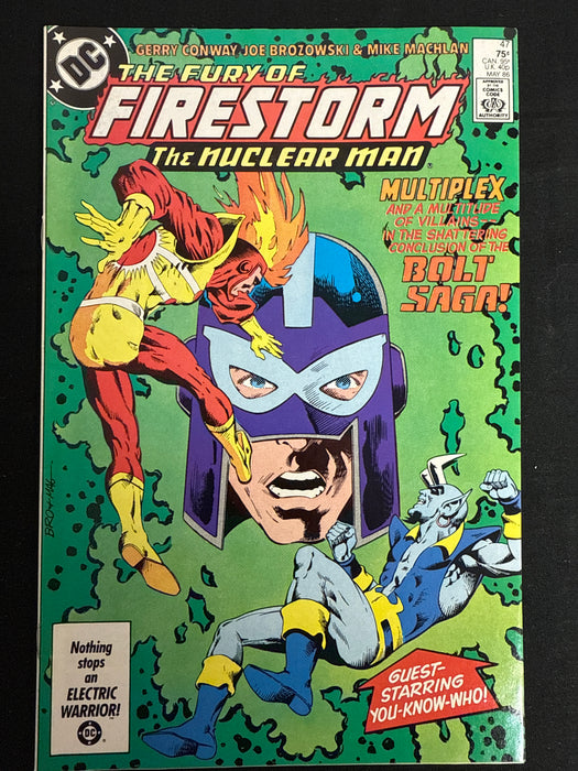 Fury of Firestorm # 47 VF+ (8.5)
