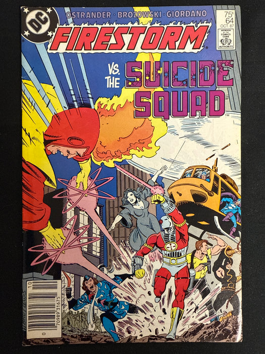Fury of Firestorm # 64 Newsstand VF- (7.5)