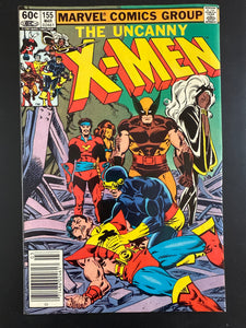 Uncanny X-Men #155  Newsstand VF (8.0)