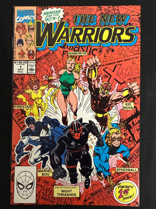 New Warriors #  1  NM- (9.2)