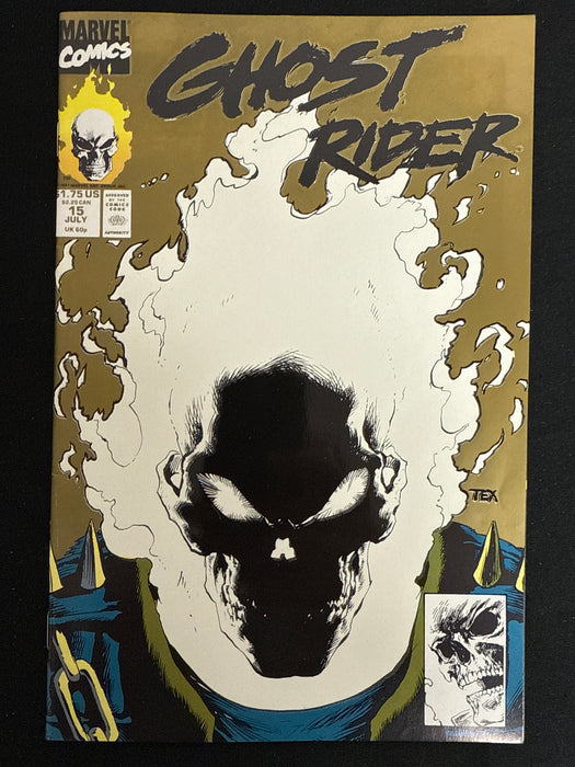 Ghost Rider # 15 Gold Second Printing NM- (9.2)