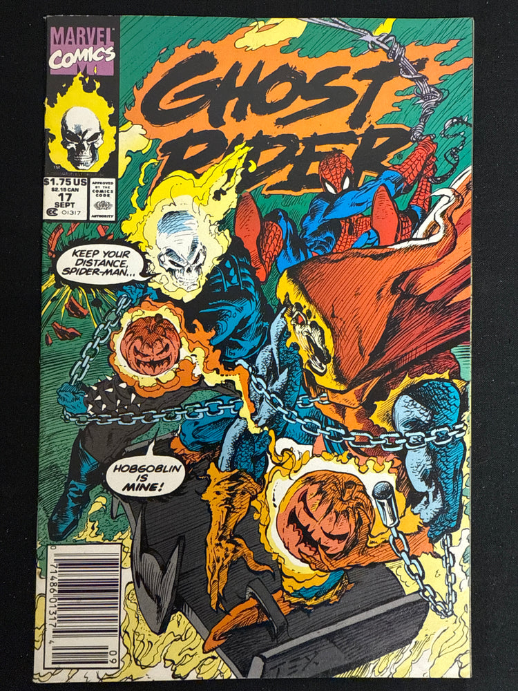 Ghost Rider # 17 Newsstand NM- (9.2)