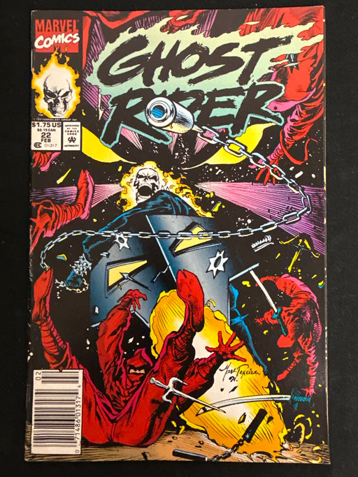 Ghost Rider # 22 Newsstand VF (8.0)
