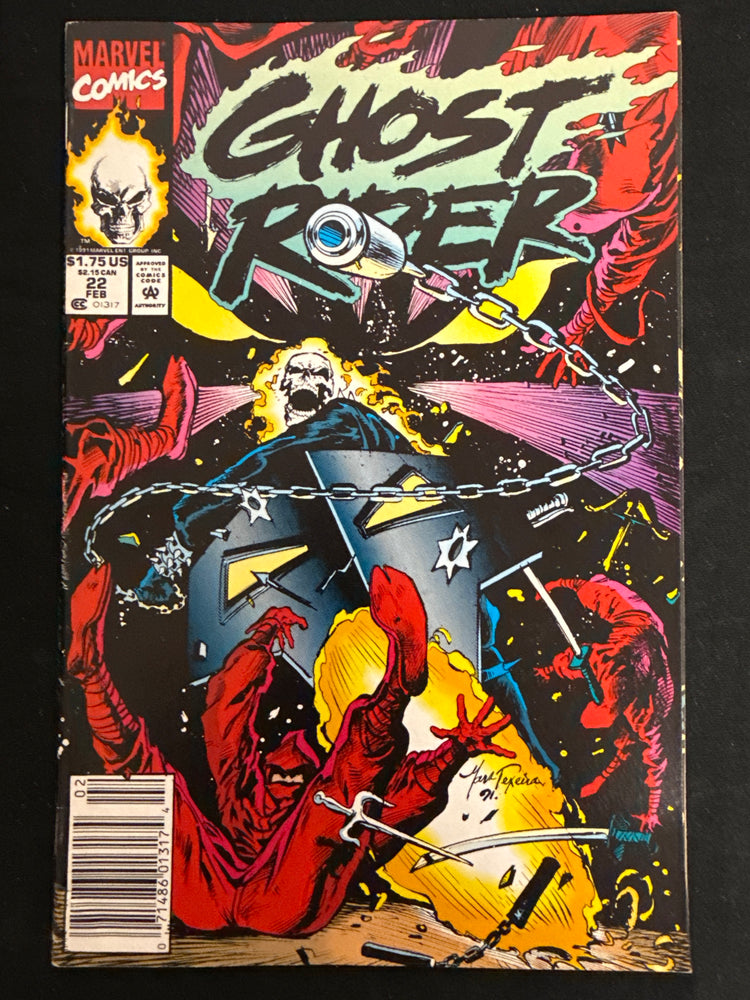 Ghost Rider # 22 Newsstand VF (8.0)