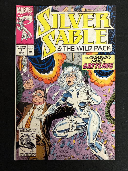 Silver Sable and the Wild Pack #  2 NM (9.4)