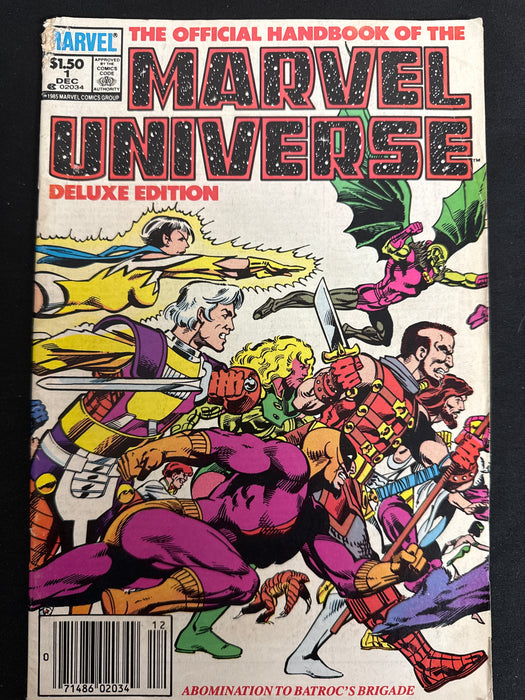 Official Handbook of the Marvel Universe Deluxe Edition #  1 Newsstand VG- (3.5)