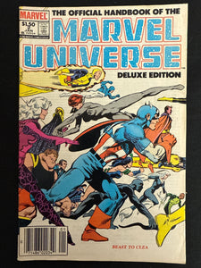 Official Handbook of the Marvel Universe Deluxe Edition #  2 Newsstand VG+ (4.5)