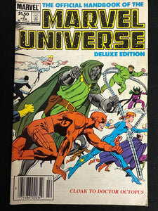Official Handbook of the Marvel Universe Deluxe Edition #  3 Newsstand VG+ (4.5)
