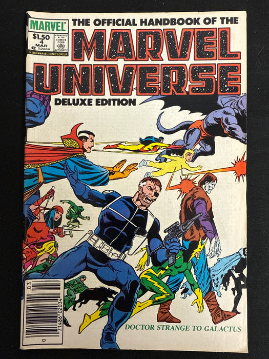 Official Handbook of the Marvel Universe Deluxe Edition #  4 Newsstand VG+ (4.5)