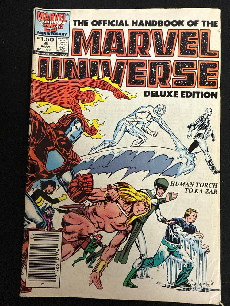 Official Handbook of the Marvel Universe Deluxe Edition #  6 Newsstand FN- (5.5)