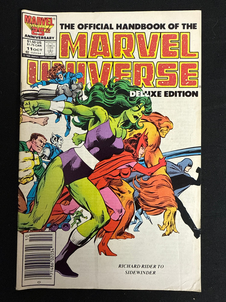 Official Handbook of the Marvel Universe Deluxe Edition # 11 Newsstand FN- (5.5)