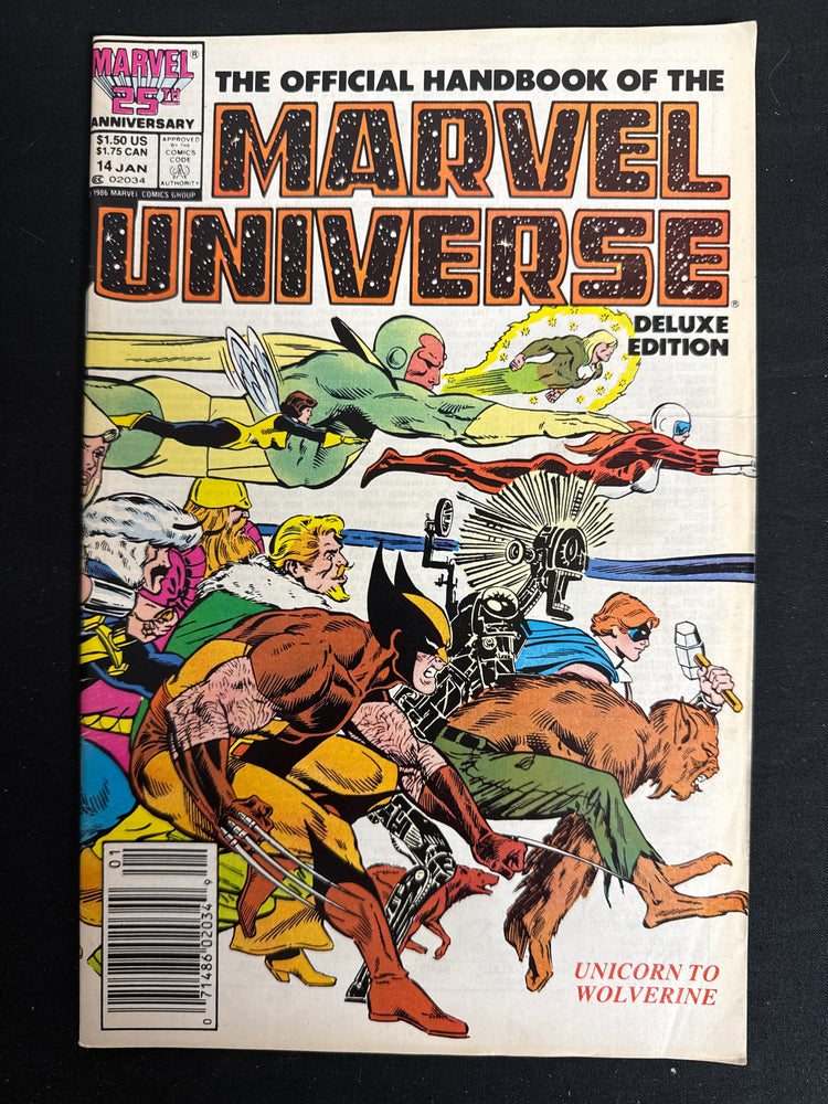 Official Handbook of the Marvel Universe Deluxe Edition # 14 Newsstand VF- (7.5)