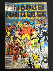 Official Handbook of the Marvel Universe Deluxe Edition # 18 Newsstand VG+ (4.5)