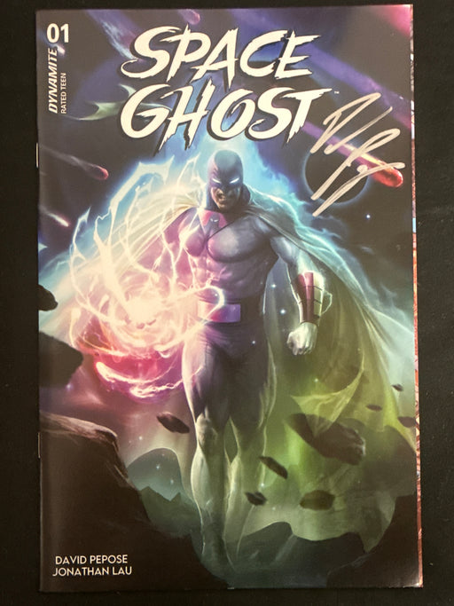 Space Ghost #  1 Exclusive Cover - F Mattina NM+ (9.6) Signed by David Pepose