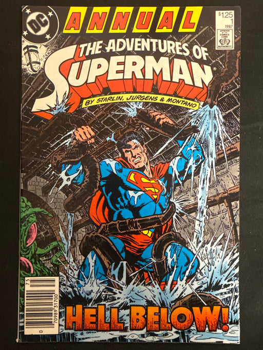 Adventures of Superman Annual #  1 Newsstand VF (8.0)