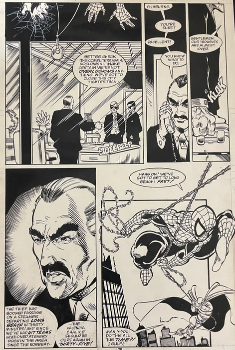 Todd McFarlane Amazing Spider-Man #305 Story Page 16 Original Art (Marvel, 1988)