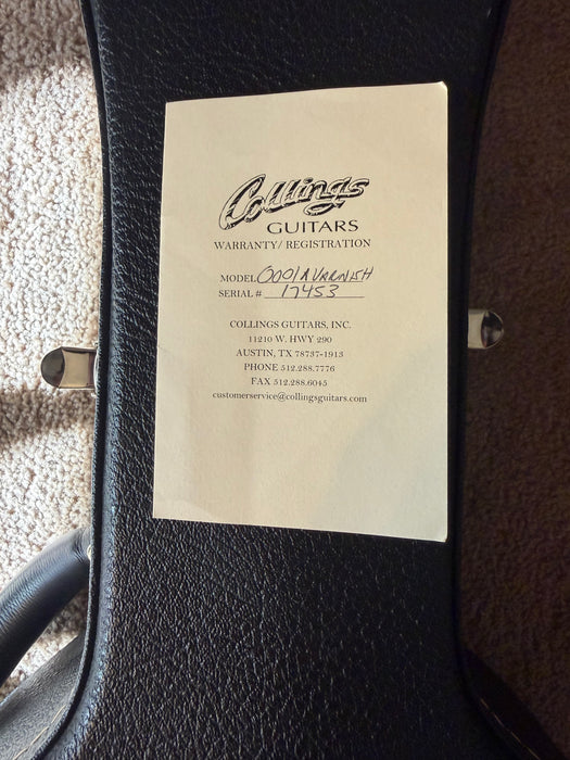 2010 Collings 001A Varnish 6-String Acoustic Guitar