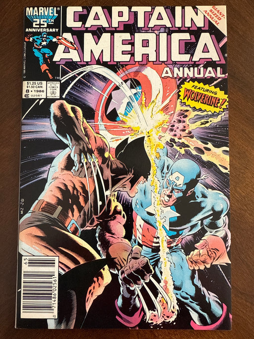 Captain America Annual #  8 Newsstand VF/NM (9.0)