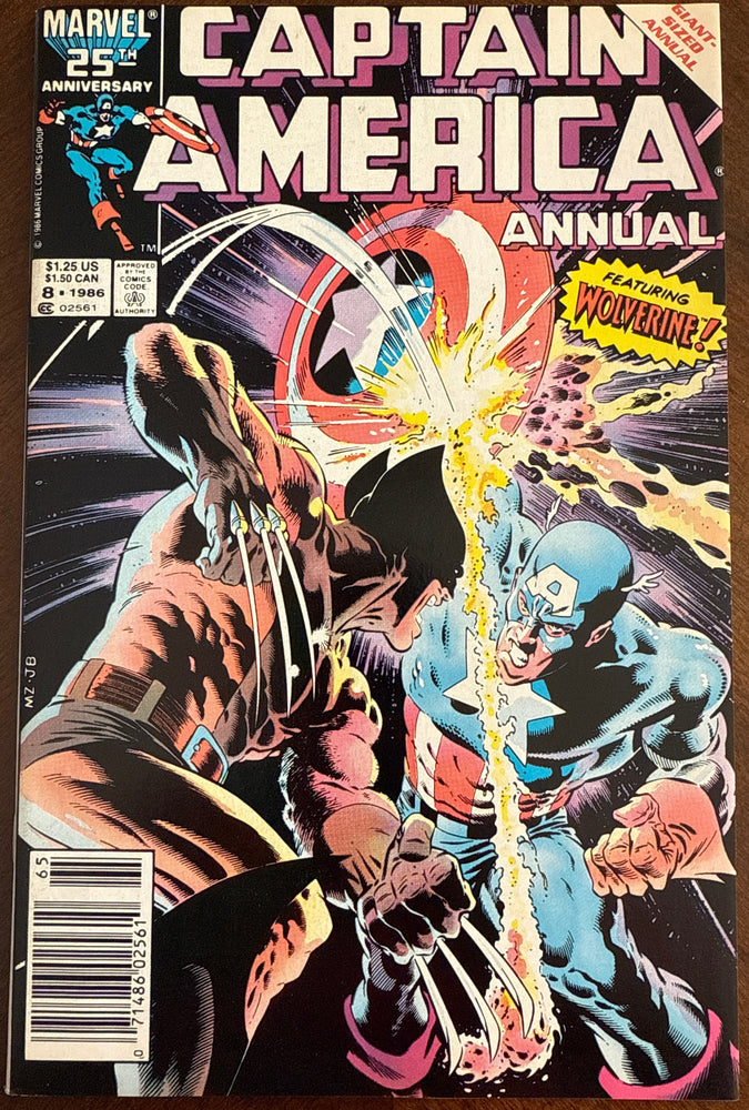 Captain America Annual #  8 Newsstand VF/NM (9.0)