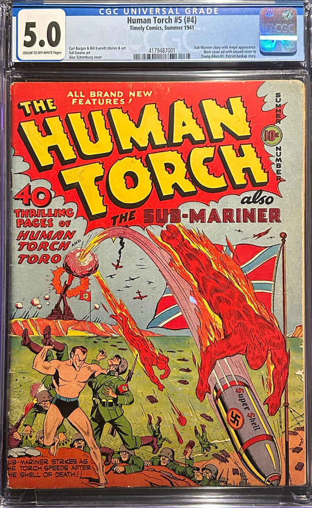 Human Torch #5 (#4) CGC 5.0