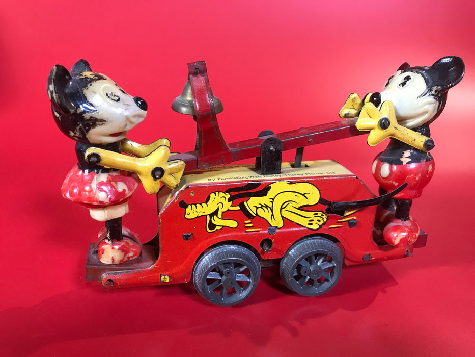 Mickey Mouse with Minnie Hand Car