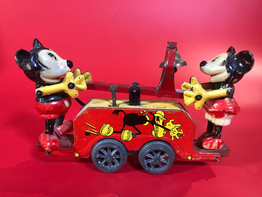 Mickey Mouse with Minnie Hand Car