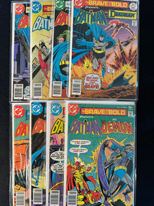 Brave and the Bold #133-140 (8 Issues) Batman Black Canary
