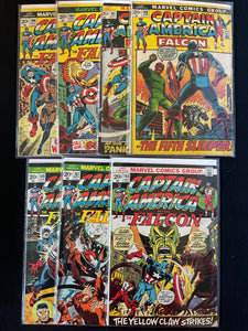 Captain America #148,151,160,164,165,167,169 (7 Issues) Red Skull and Falcon