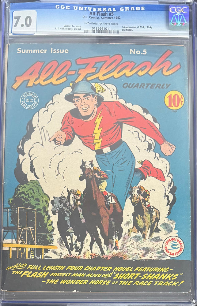All-Flash #  5 CGC 7.0