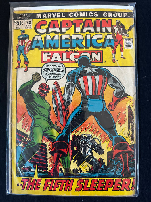 Captain America #148,151,160,164,165,167,169 (7 Issues) Red Skull and Falcon
