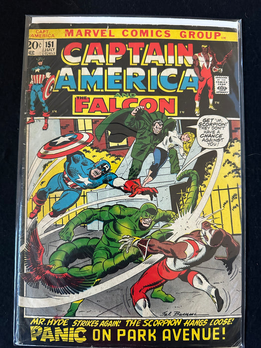 Captain America #148,151,160,164,165,167,169 (7 Issues) Red Skull and Falcon